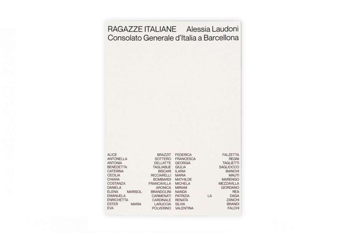 RAGAZZE ITALIANE project + exhibition - Alessia Laudoni · photographer